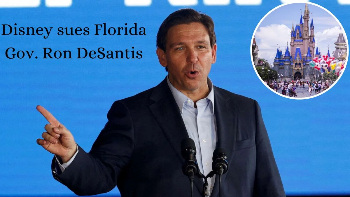 Disney sues Florida Gov. Ron DeSantis