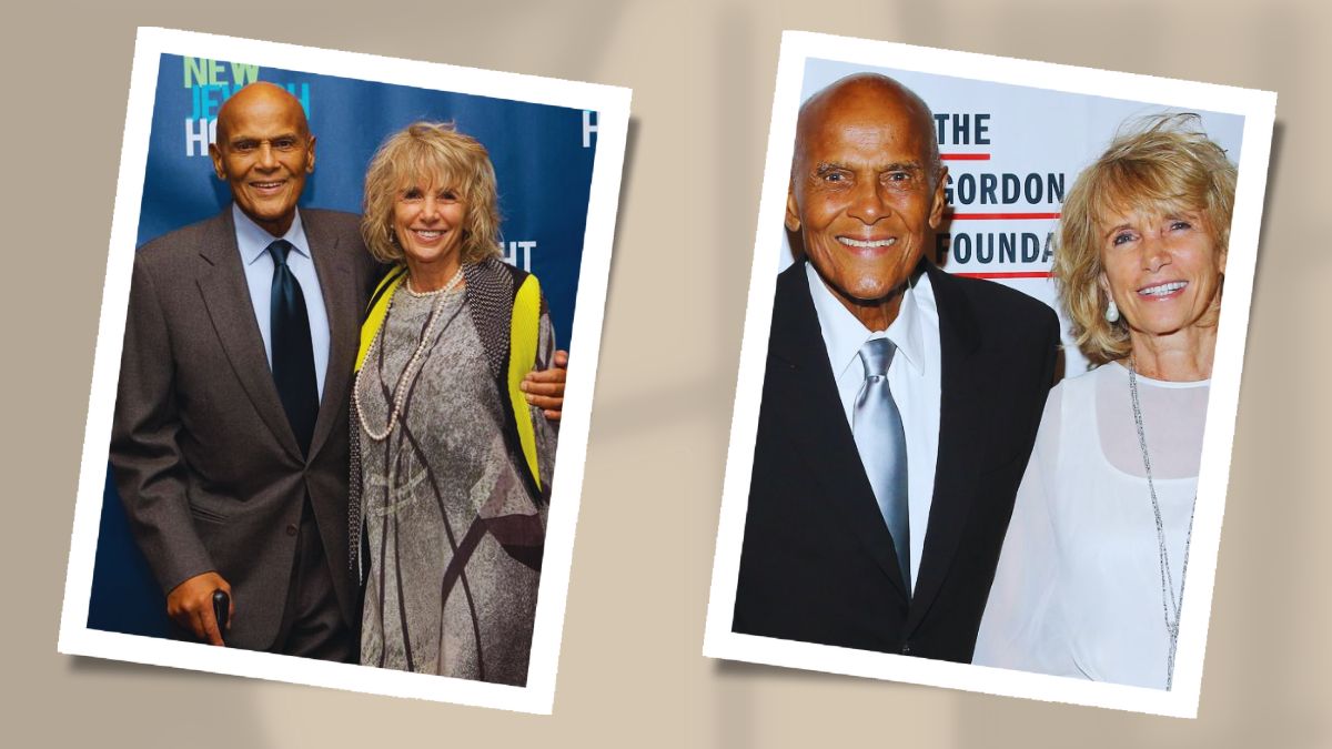 Harry Belafonte With His Wife Pamela Frank