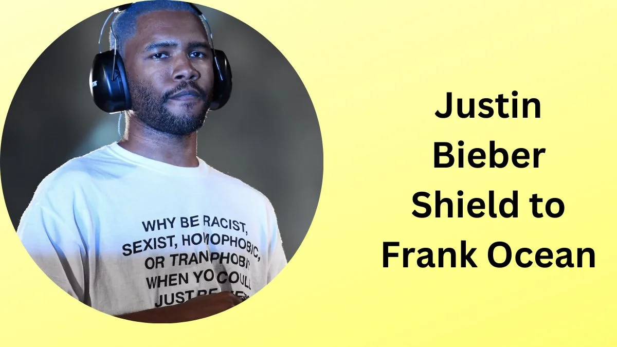 Justin Bieber Shield to Frank Ocean