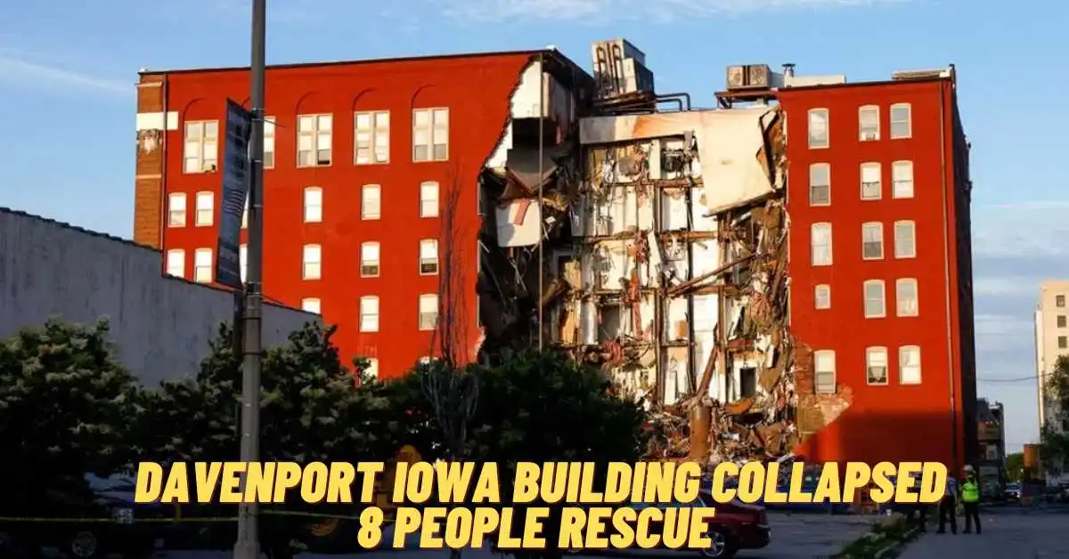 _Davenport Iowa Building Collapsed 8 People Rescue