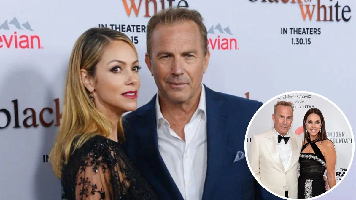 Kevin Costner and Christine Baumgartner