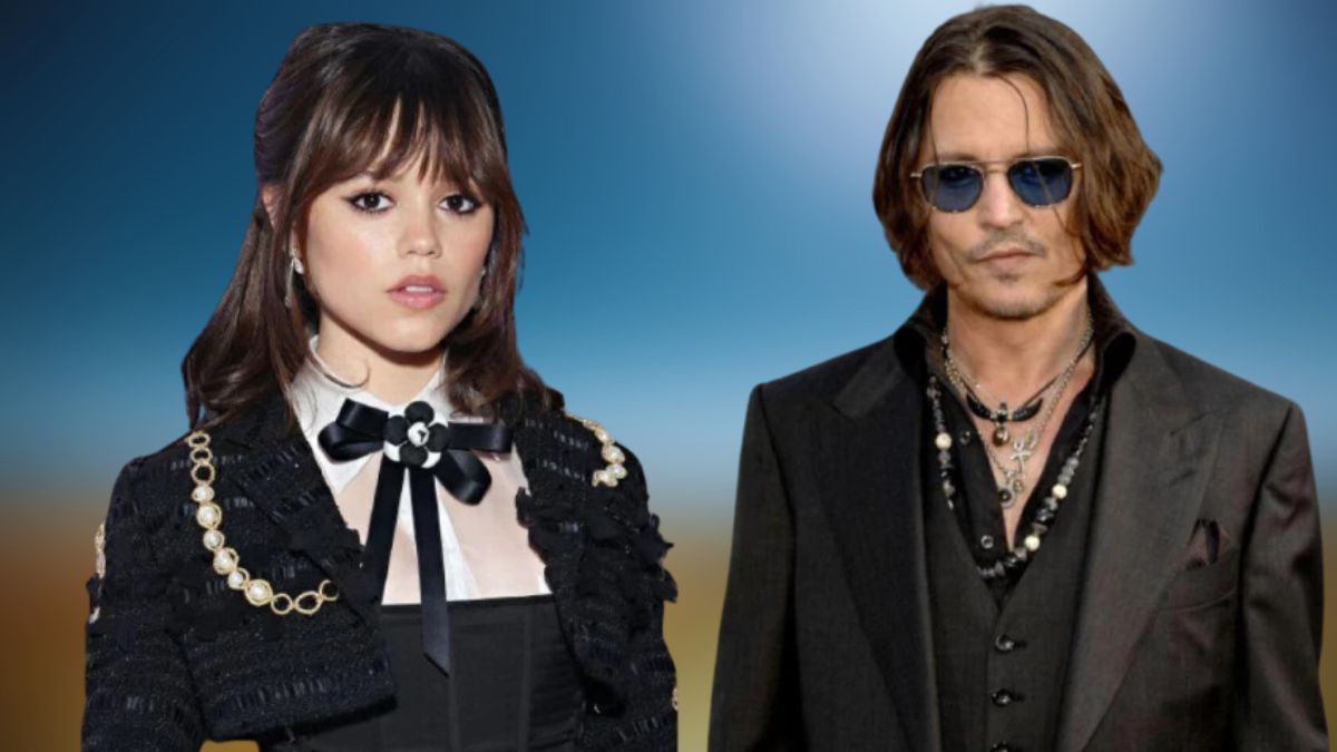 Jenna Ortega and Johnny Depp