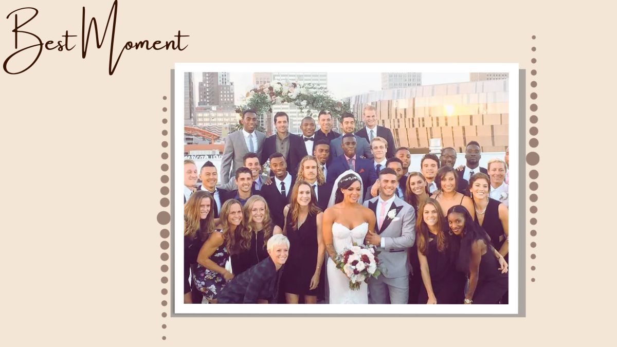 Dom Dwyer and Sydney Leroux Wedding Photo 